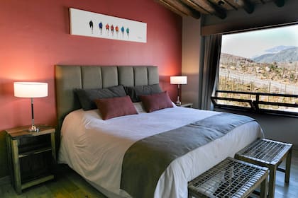 En Bodega Kindgard tienen cabañas para recibir huéspedes.