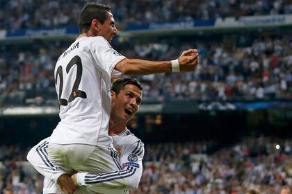En brazos de Cristiano Ronaldo, en una etapa llena de gloria en Real Madrid