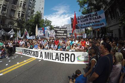 En Buenos Aires, la protesta se focalizó en la sede oficial del gobierno de Jujuy