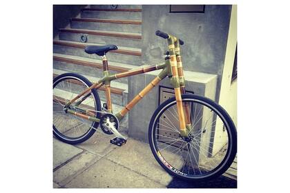 En Buenos Aires ya circulan las bicicletas con cuadros hechos de bambú