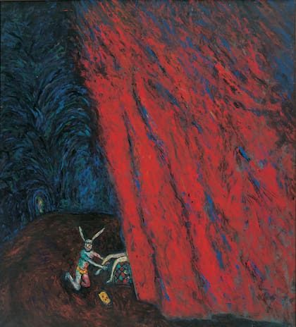 "En cada sueño habita una pena" (1985), obra de la colección del Museo Nacional de Bellas Artes