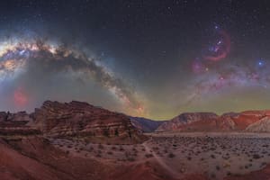 Un fotógrafo argentino captura dos vías lácteas en una misma toma nocturna