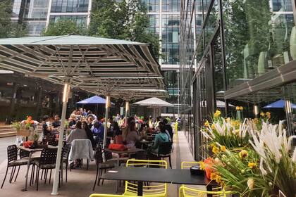 En Canary Wharf hay una amplia oferta gastronómica.