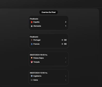 En canchallena.com se pueden seguir todos los partidos al detalle: antes, durante y después