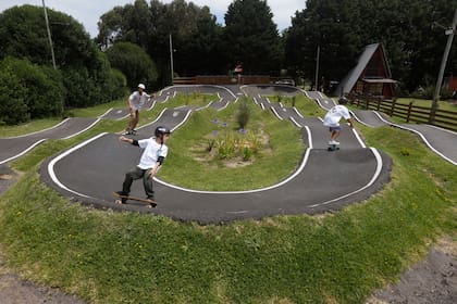 En Chicama Pump Track hay una flamante pista de skate