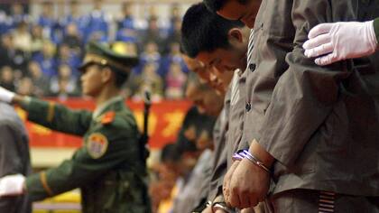 En China el narcotráfico es considerado un grave delito