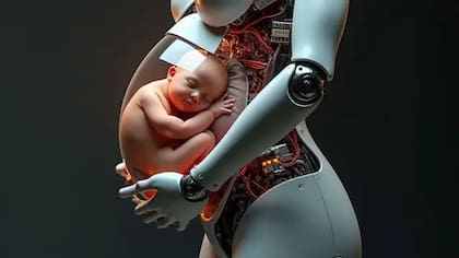 En China planean desarrollar madres robots gestantes y se anunció el desarrollo de un prototipo este 2025