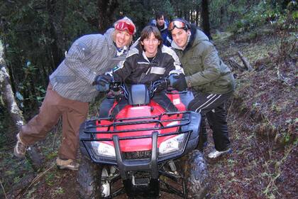 En cuatriciclo, de paseo por Bariloche