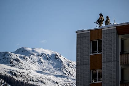 En Davos se desplegó un fuerte operativo de seguridad para la celebración del Foro Económico Mundial