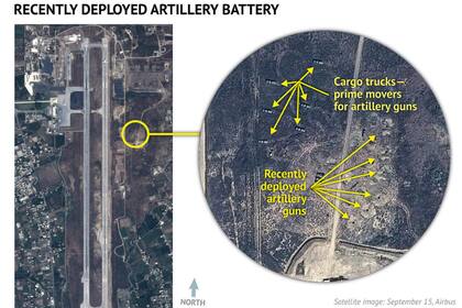 En detalle, el armamento de artillería ruso desplegado en Siria