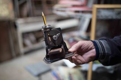 En detalle. El sacapuntas de 1900.