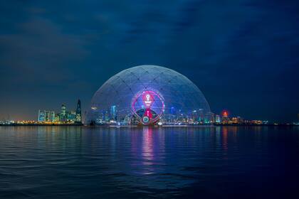 En Doha se presentó, a fines del año último, el reloj de cuenta regresiva oficial de la Copa Mundial de la FIFA Qatar 2022