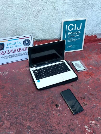 En el allanamiento también se secuestró una computadora