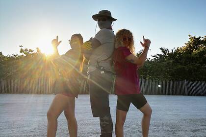 En el ambiente laboral, Miranda encontró a una segunda familia.