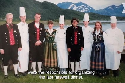 En el año 1997 los reyes de Noruega recorrieron los fiordos noruegos junto a toda la nobleza europea. Ricardo fue uno de los responsables del agasajo.