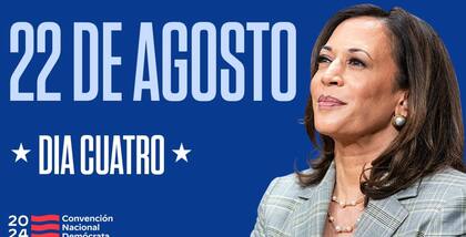 En el canal de YouTube de la convención demócrata se transmitirá en vivo el discurso de Kamala Harris