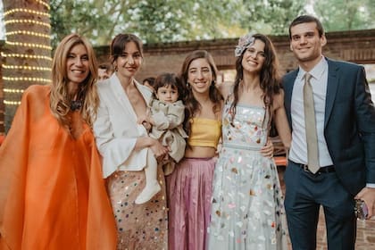 En el casamiento de su hija Jimena, con su nieta Ámbar