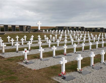 El cementerio de Darwin, en las Malvinas