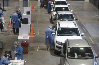 Ciudad: Pese al recambio de quincena, hubo fluidez en los centros de testeos