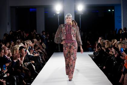 En el desfile de Gino Bogani, en la Semana de la Alta Costura