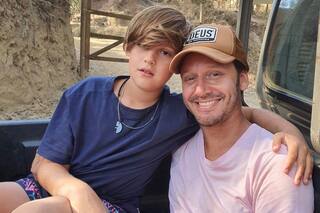 Papá baboso: Benjamín Vicuña compartió una dulce foto de Bautista y Amancio