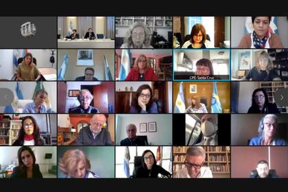 En el encuentro virtual del Consejo Federal de Educación, esta tarde, Trotta defendió la presencialidad