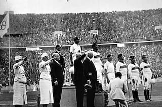 El equipo que hizo sonar el Himno Argentino ante el saludo nazi en el estadio de Berlín