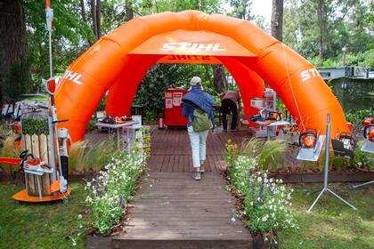 En el espacio de Stihl, herramientas imprescindibles del jardinero, las clásicas y novedades.
