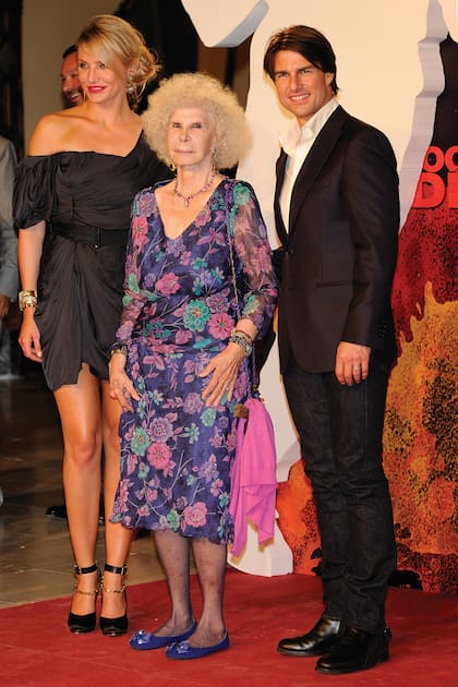 En el estreno mundial de Encuentro explosivo, con Cameron Diaz y Tom Cruise, en Sevilla, en 2009, ella fue la invitada de honor.