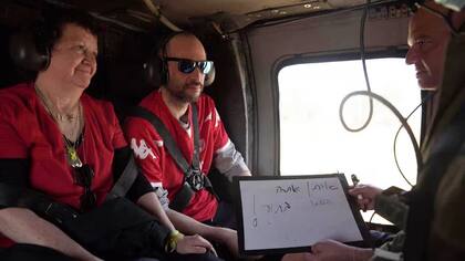 En el helicóptero Iair escribió en una pizarra: "Eitán -en referencia a su hermano aún cautivo-, sos el siguiente"