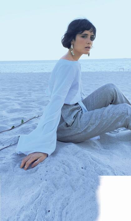 En el hitbox, usa la técnica tradicional de boxeo, pero con bolsas que, a diferencia de las convencionales, están llenas de agua.