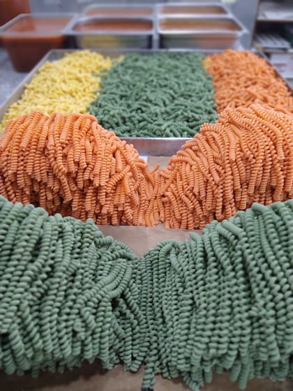 En El Huevo de Oro prima la variedad: tienen muchas opciones de cada formato de pasta.