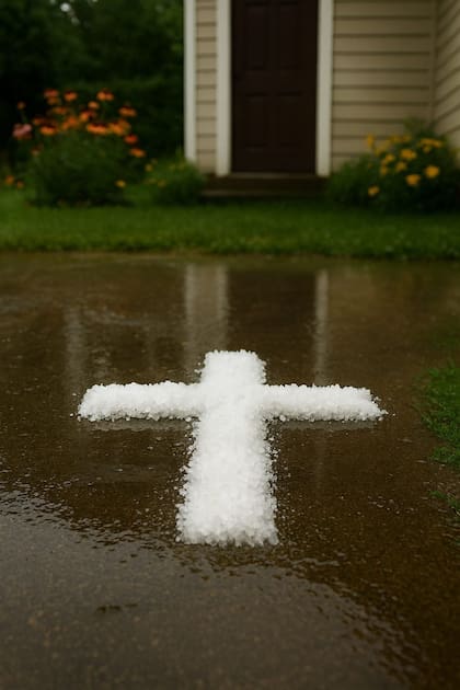 En el imaginario popular, la cruz de sal protege de las tormentas y de las energías negativas