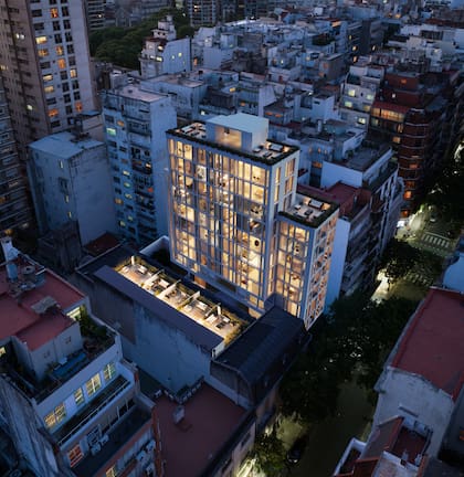 En el jardín de la mansión Oneto Gaona construirán una torre de 12 pisos con 58 departamentos en uno o dos ambientes