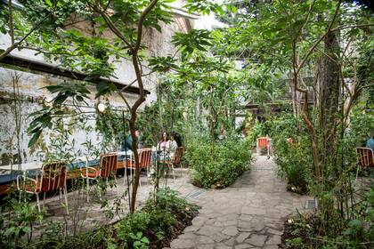 En el jardín de Las Flores se buscó un estilo nativo rioplatense