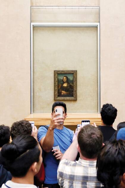 En el Louvre, La Gioconda es el cuadro más visitado del mundo