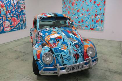 En el marco de Choque Cultural, una de sus instalaciones.