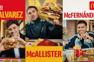 McDonald’s presenta tres nuevas hamburguesas junto a figuras de la Selección Argentina