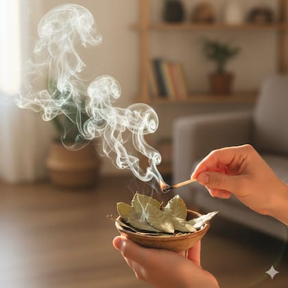 En el martes 13 se puede hacer en el hogar un sahumado de laurel para la victoria y la claridad