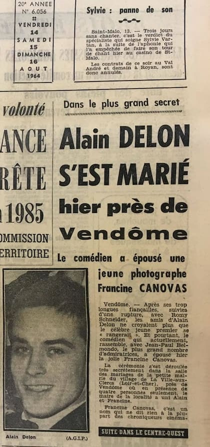 "En el más grande secreto". La noticai de la boda de Alin Delon: "El comediante se casó con una joven fotógrafa Francine Canovas"