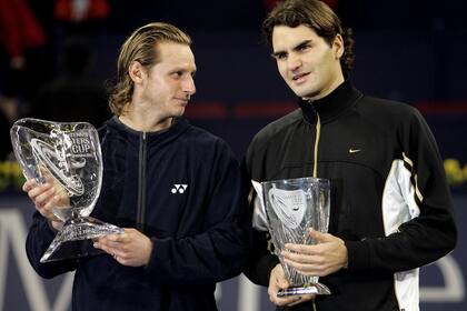 En el Masters de Shanghái, 2005, tras ganarle a Federer