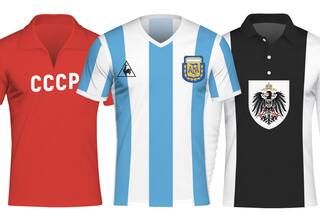 Camisetas ganadoras, de países que ya no existen, raras e inolvidables, en un atlas con historias asombrosas