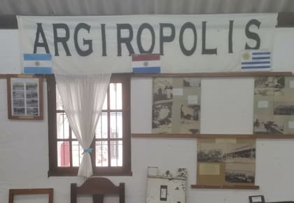 En el museo de la isla, un cartel recuerda la utopía sarmientina