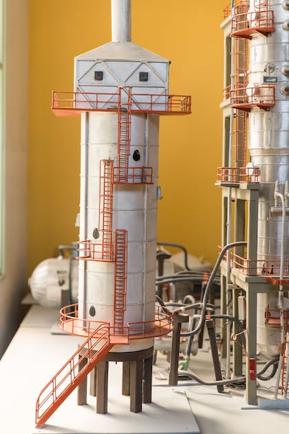 En el Museo del Petróleo hay maquetas impactantes.
