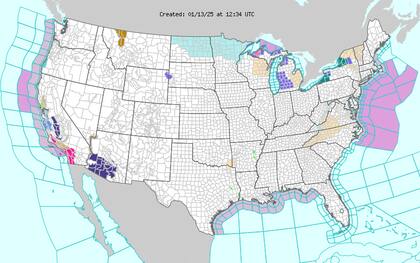 En el noreste, estados como Nueva York y Pensilvania, sentirán las consecuencias climáticas de las nevadas por efecto lago