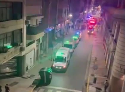 En el operativo intervinieron 13 móviles del SAME