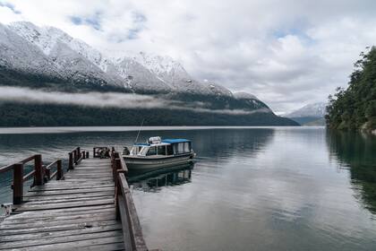 En el Parque Nacional Los Alerces también se pueden hacer trekkings con nieve 