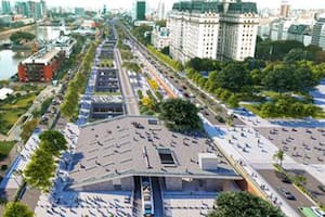 Parque del Bajo: cómo es la obra verde que se inaugura en el centro porteño