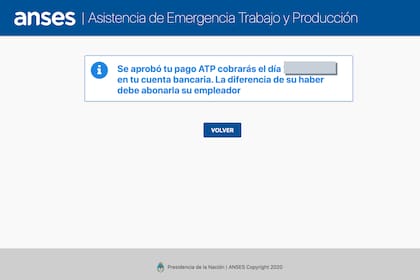 En el portal de la Anses se puede consultar cuándo se deposita la parte del sueldo que corresponde al ATP