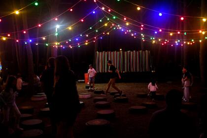 En el predio hay variada oferta de juegos para chicos, gratis